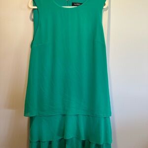 Bloomingdale's Emerald Green High-Low Dress